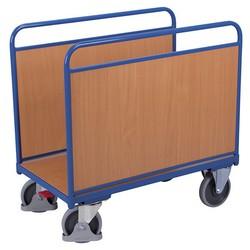 Chariot porte panneaux - parois bois - capacité 500kg - roues ESD anti-trace - freins EasySTOP_0