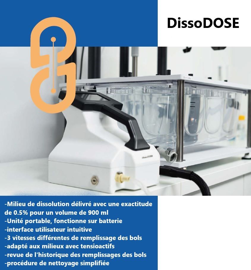 DissoDOSE: Distributeur Précis de Milieu de Dissolution_0