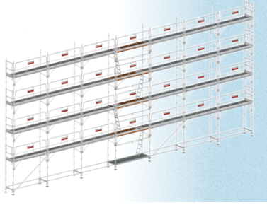 Echafaudage AERIS - LOT 220 m2 - Classe 4 : 300 kg/m2_0