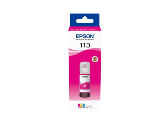 Epson 113 EcoTank Pigment Magenta ink bottle_0