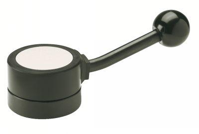 Levier de commande en acier bruni - 30 encoches (17-54) avec capuchon en technopolymère et boule en bakélite_0