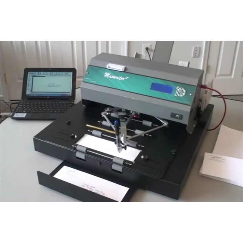 Machine à signer polyvalente pouvant même écrire des textes personnalisés extraits de bases de données - MAXWRITER_0