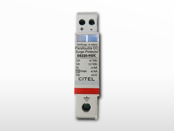 Parafoudre CITEL  DS240S-95DC pour courant continu de 95 - 125V prévu pour les régulateurs MPPT en 100V_0