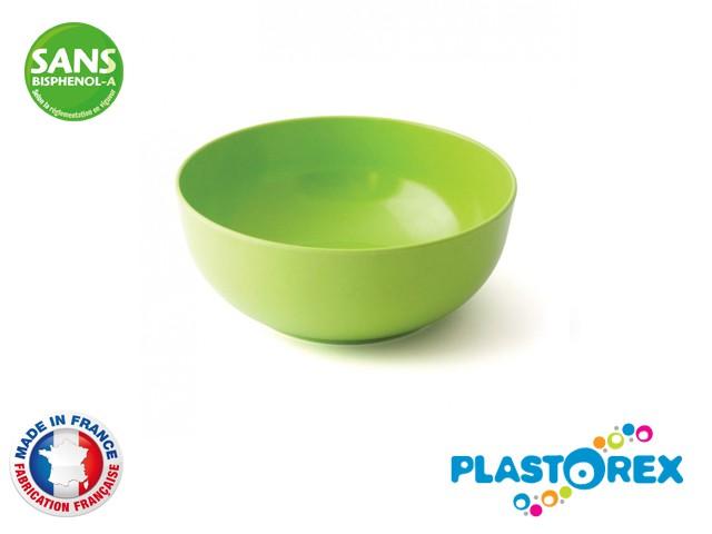 SALADIER MELAMINE DIAM 24 CM VERT