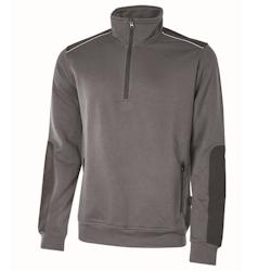 U-Power - Sweat-shirt gris foncé semi zippé CUSHY Gris Foncé Taille 3XL - XXXL 8033546373439_0