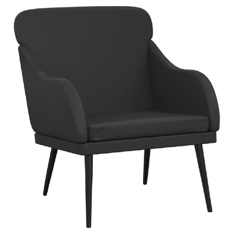 VidaXL Fauteuil Noir 63x76x80 cm Similicuir Modèle Orion Office Vintage - 351424_0