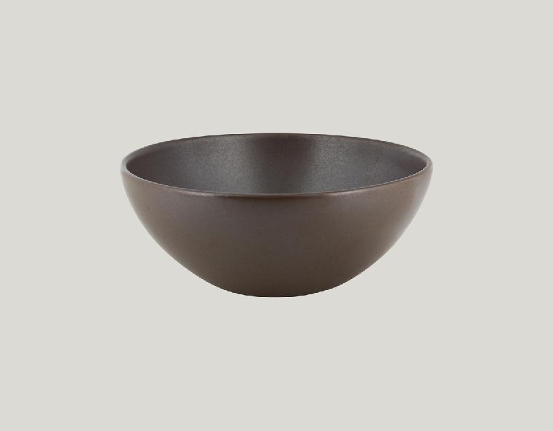BOL ROND BRUN PORCELAINE Ø 20 CM GENESIS RAK