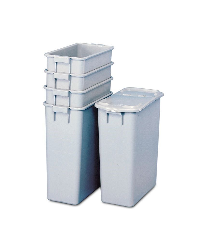 115987W - Poubelle en polypropylène pour abris à poubelles de tri sélectif - Résistante jusqu'à 50°C_0