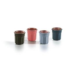 4 tasses 9cL Carnaval - Luminarc - Verre trempé extra résistant - gris verre 0883314731088_0