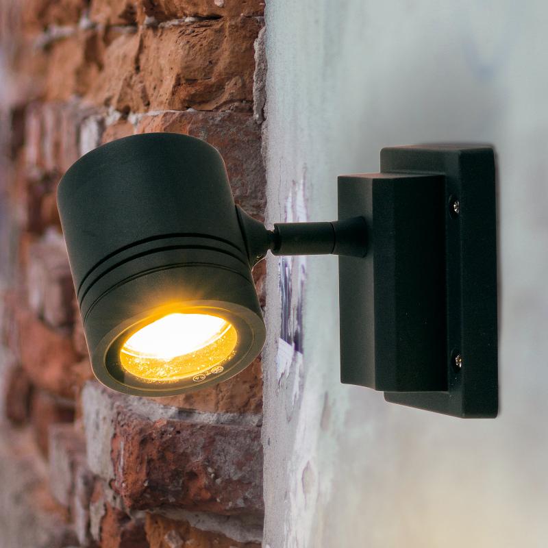 HEITRONIC APPLIQUE D\'EXTÉRIEUR BORNEO À 1 LAMPE ET RÉGLABLE