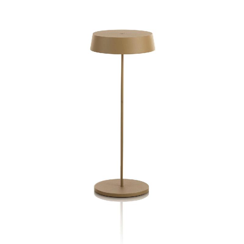 AQA Design Lampe de table NORRIS rechargeable en or en métal L.12 P.12 H.29,5 - doré métal MP04136_0