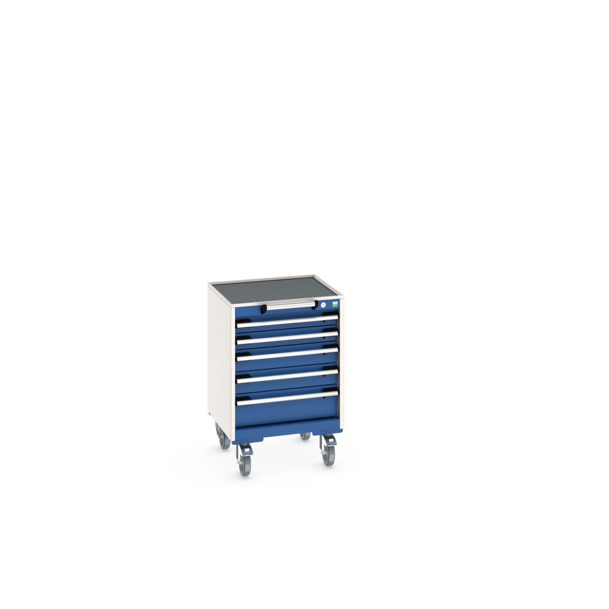 Armoire Roulante CubioS LR-556-5.1 - 5 tiroirs avec dessus rebords/tapis - 40402011.11V_0