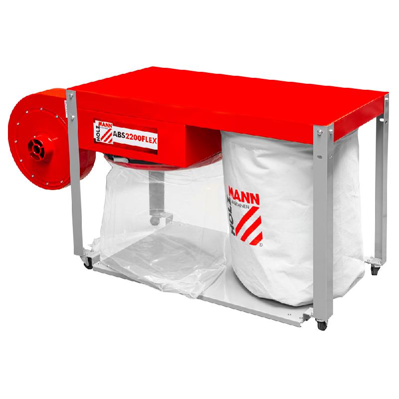 Aspirateur industriel pour copeaux de bois Holzmann ABS2200FLEX 400V - Compact et puissant_0