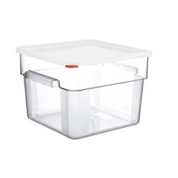 Bac alimentaire Araven Gastronorm GN 1/4 - 4,3 litres - cm 26,5 x 16,2 x 6,5 h - transparent Polycarbonate 8411777918559_0