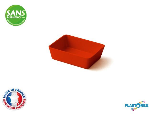 BARQUETTE 10 X 7,5 CM MELAMINE ORANGE