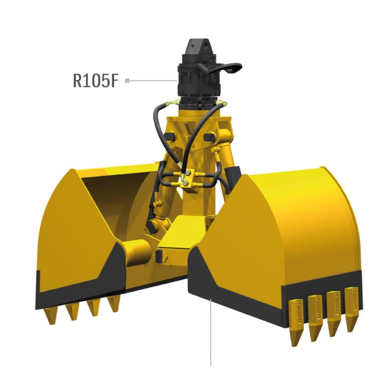 Bennes preneuses R30/340 à 380 - 180L à 340L - Largeur 440mm à 840mm_0