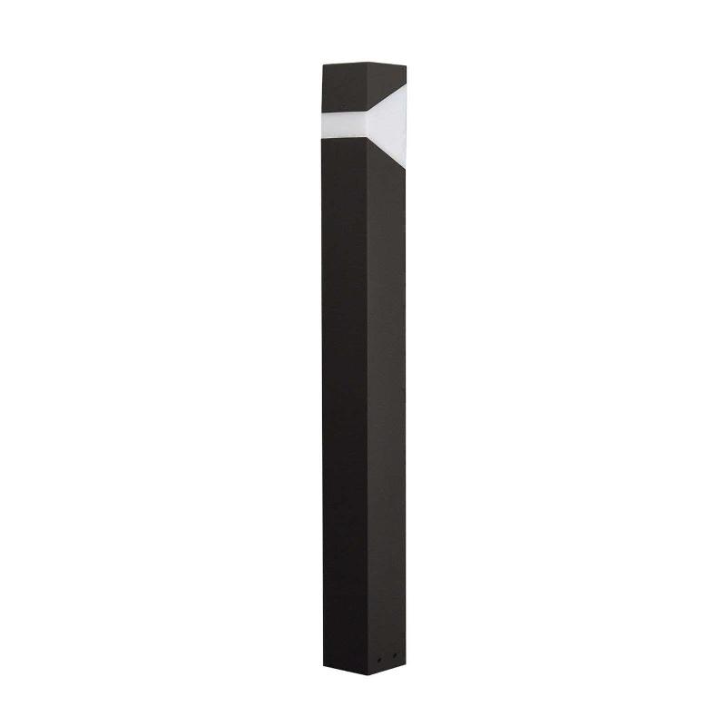 LUCANDE BORNE LUMINEUSE KIRAN, CAPTEUR, GRIS GRAPHITE, ALUMINIUM, 100 CM