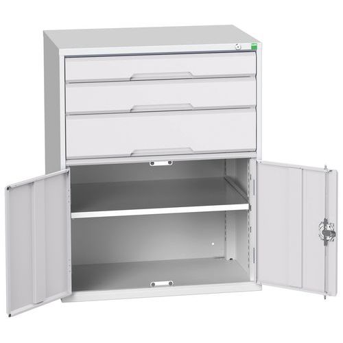 BOTT 1 ARMOIRE À TIROIRS VERSO - 1000MM - 3 TIROIRS - BOTT