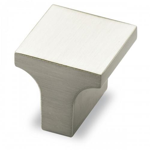BOUTON DE MEUBLE CARRÉ EMO - FINITION ASPECT INOX BROSSÉ - PAR 4 HETTICH