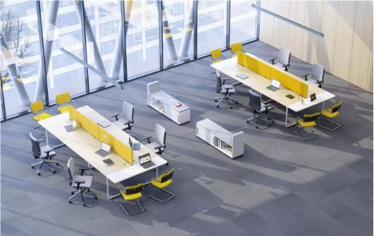 Bureau bench design 6 personnes 