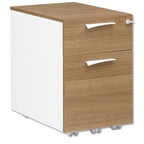 CAISSON MOBILIE 1 TIROIR + 1 DOSSIER SUSPENDU XENON MERISIER ITALIEN