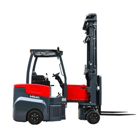 Chariot élévateur articulé MIMA MJ20 - 2000 kg - grande hauteur de levage 12500 mm - utilisation en allée étroite_0