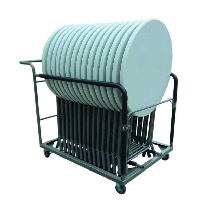 Chariot de transport métallique pour 14 mange-debout de 84 cm - tplorcharmd84_0