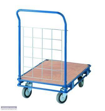 Chariot de manutention multiservices Rolléco - 200 kg - Longueur 800 mm - 1 dossier ergonomique avec roues pivotantes_0