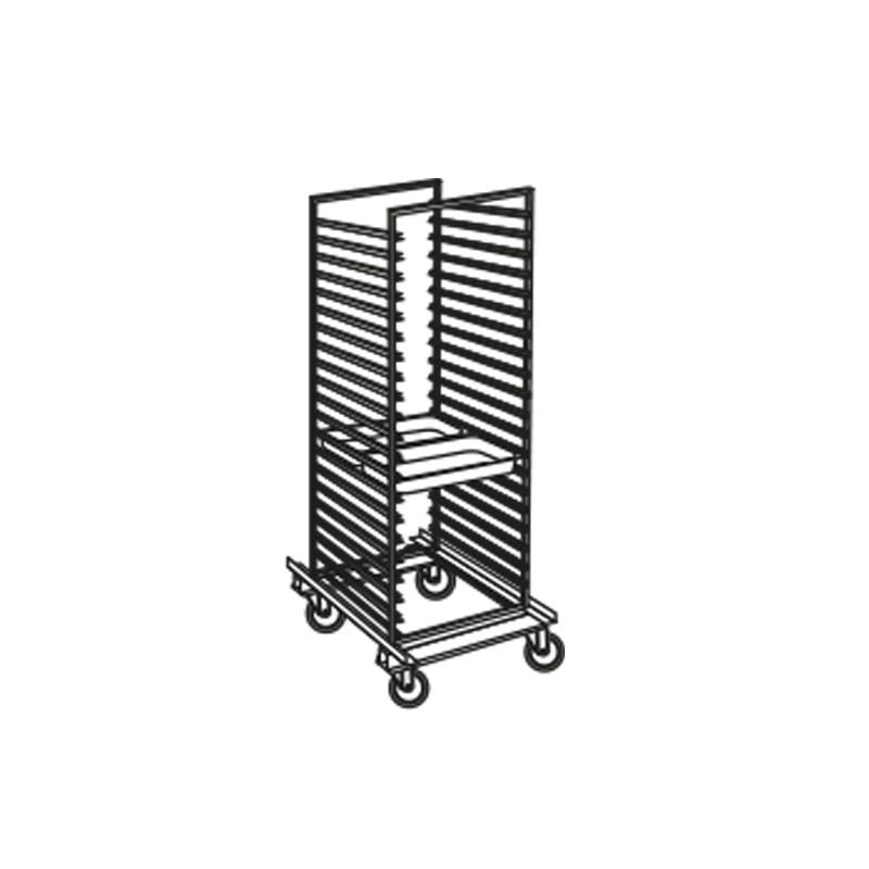 Chariot de service pour plats GN 2/1 - DAM14604_0