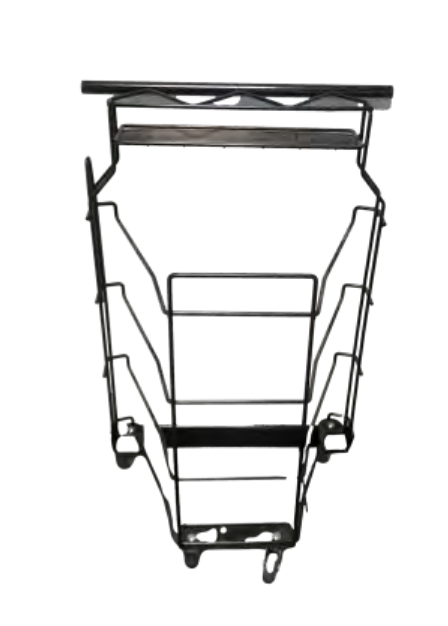 Chariot self-service pour plateaux et verres - Empilable, ergonomique, fabrication italienne_0
