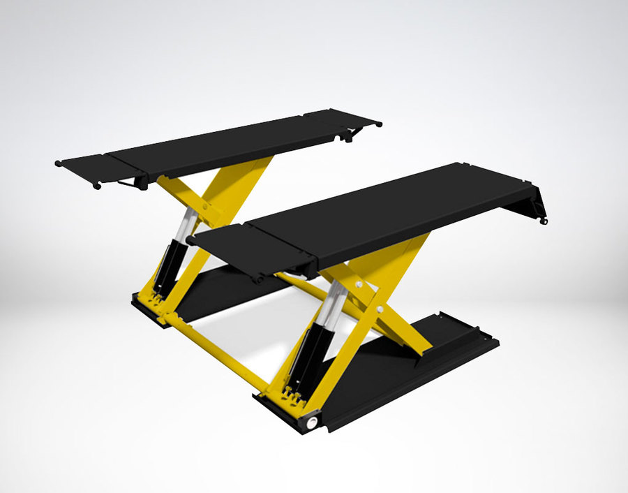 Double plateforme extra-plate - Double Lift New - Circuit hydraulique redondant avec 4 pistons_0