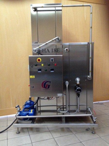 Eha 18 + 27 e 2e - pasteurisateur automatique 2 étages - 200 à 400 l/h - 3 échangeurs inox type co-axial_0