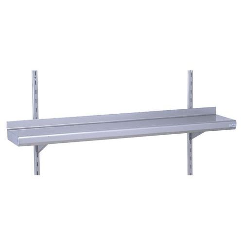 ETAGÈRE MURALE À CRÉMAILLÈRE L 390 MM 1 NIVEAU 390 X 800 MM
