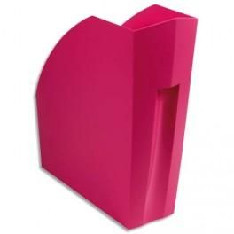 EXACOMPTA PORTE-REVUES THE MAGAZINE - DIMENSIONS L11 X H32 X P29,2 CM COLORIS FRAMBOISE