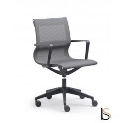 Fauteuil visiteur en résille Luma - Sokoa - idéal pour salle de réunion_0