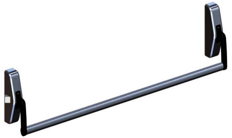 Fermeture anti-panique 1 point noire coupe-feu 950mm - JPM - Référence 89d100-02-2a - Modèle 853525_0