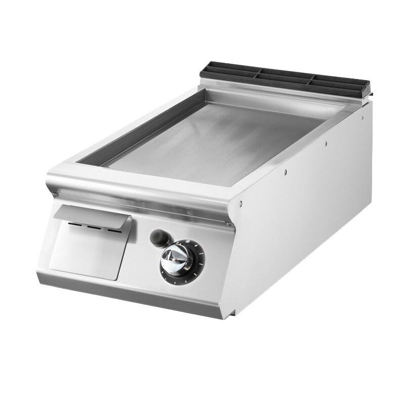Fry-top gaz, top, plaque lisse 400x730x250 mm - VIRTUS - 4068875005182_0