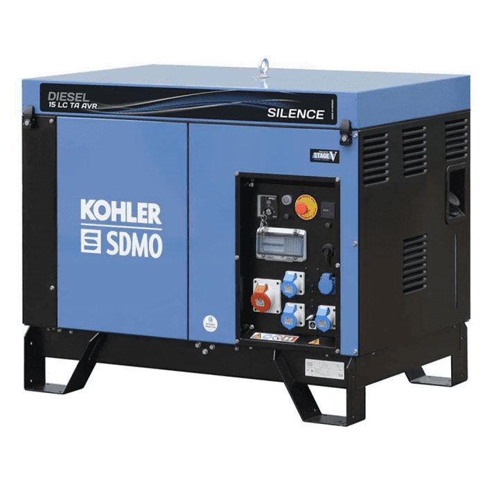 Groupe électrogène diesel silencieux SDMO 9,5 kW AVR - Grande autonomie et conformité STAGE V_0