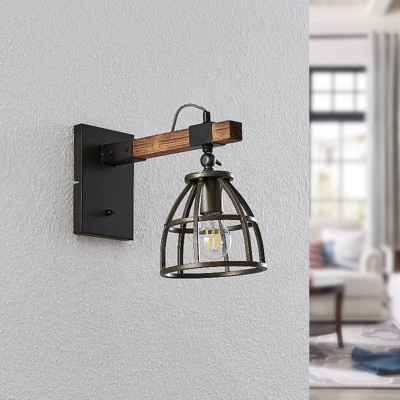 LINDBY TANINA APPLIQUE AVEC ABAT-JOUR CAGE