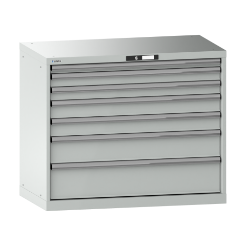 LISTA - ARMOIRE À TIROIRS (HXLXP) 85 X 102,3 X 57,2 CM KEY LOCK R7035