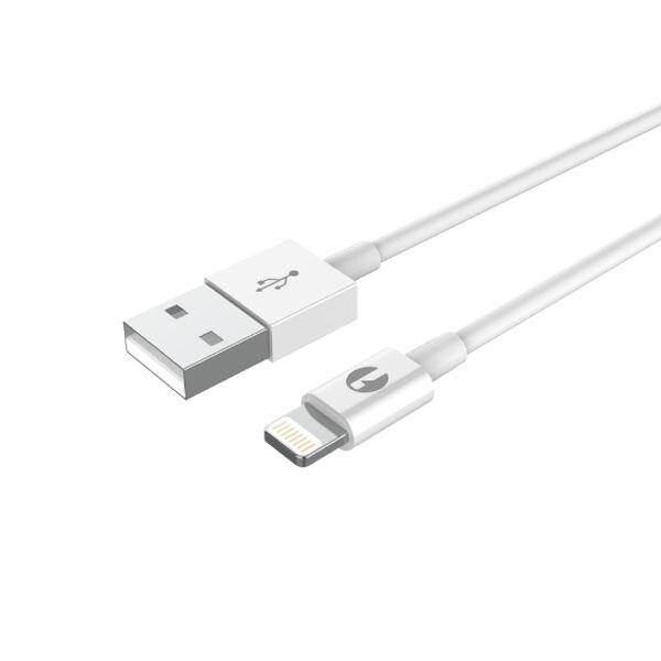 MBG FRANCE Câble Usb à MFI Lightning - Blanc - 2m * - 034-1259521_0