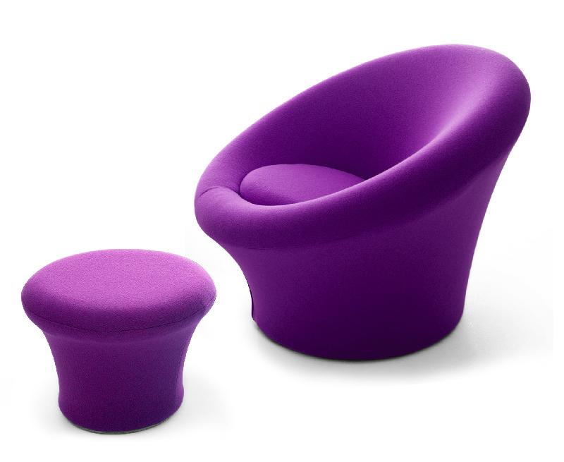 MUSHROOM / FAUTEUIL DESIGN FUCHSIA_0