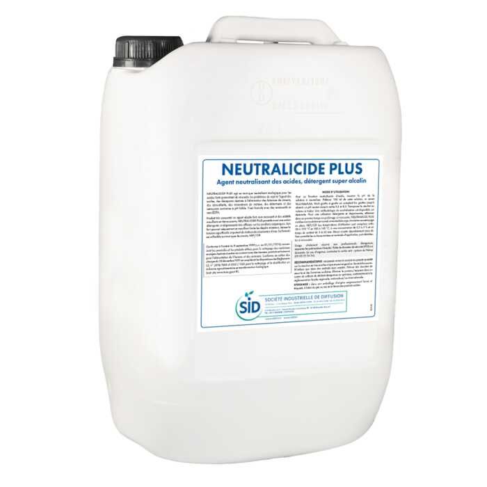 NEUTRALICIDE PLUS - Agent neutralisant des acides forts, détergent super alcalin non moussant_0