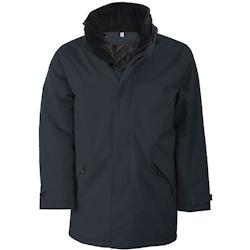 Parka de travail doublure matelassée gris T.3XL - Kariban - polyester avec capuche et multiples poches_0