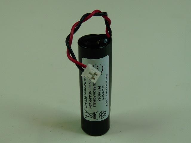 Pile lithium CRAA 3V 2Ah JST - Marque NX - Quantité 1_0
