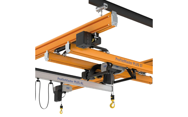 Pont Roulant Léger Profilemaster PLUS Ref. 17.3 - Aluminium et Acier - Compatible Palans Électriques SWF_0