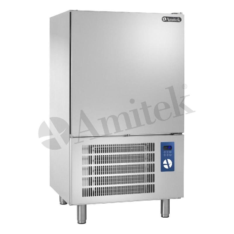 Refroidisseur à air 10 bacs GN1/1-EN60x40 avec sonde à broche. Programmes durs/doux et cycles de température et de temps. AMITEK Modèle ABT100A - 2592_0