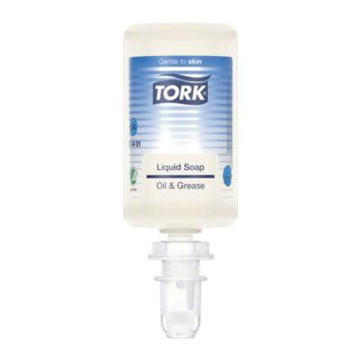 Savon spécial élimination huile graisse Tork S4 1 L, lot de 6 cartouches, 424401_0