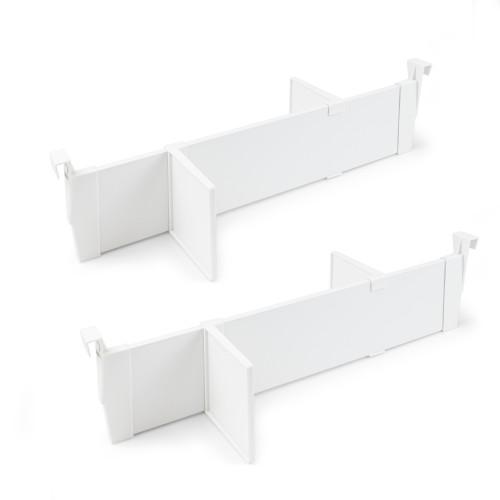 SÉPARATEUR POUR TIROIR - RÉGLABLE - BLANC - 600 MM - VERTEX CONCEPT EMUCA