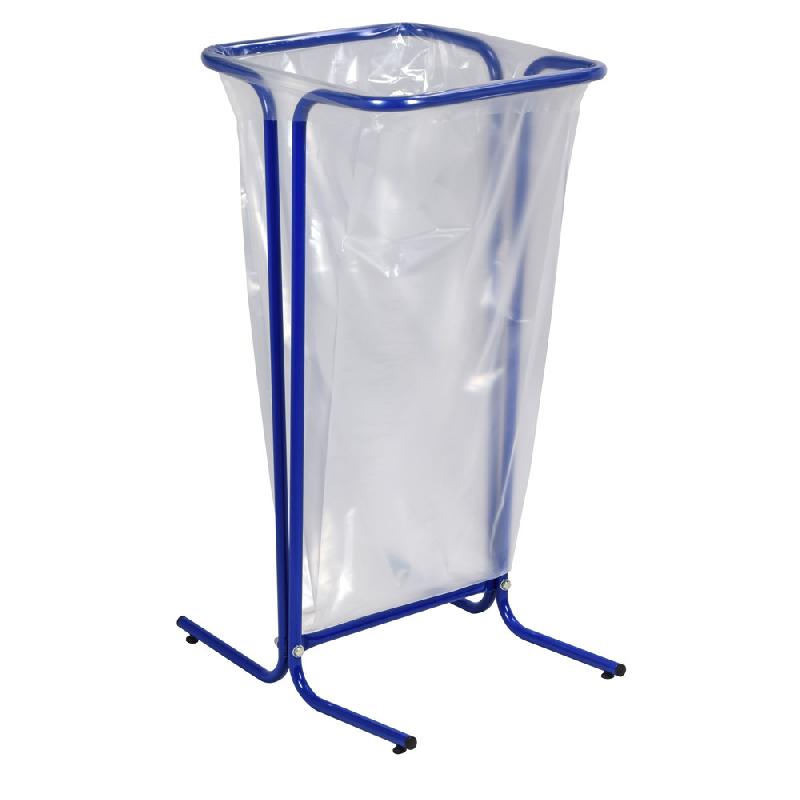 SUPPORT SAC POUBELLE SUR PIEDS ROSSIGNOL TUBAG BLEU OUTREMER SANS COUVERCLE 110 L